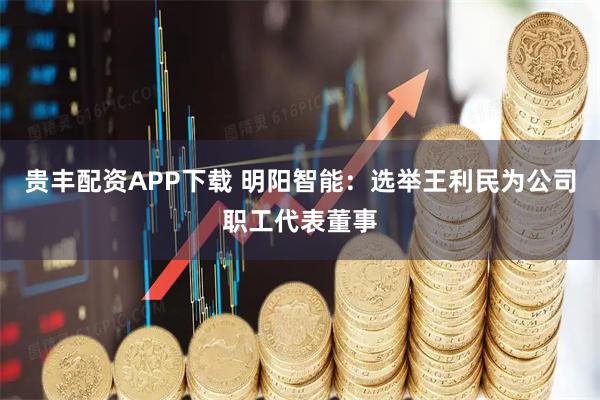 贵丰配资APP下载 明阳智能：选举王利民为公司职工代表董事