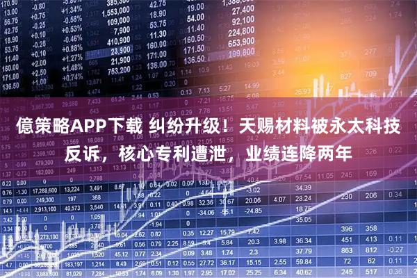 億策略APP下载 纠纷升级！天赐材料被永太科技反诉，核心专利遭泄，业绩连降两年